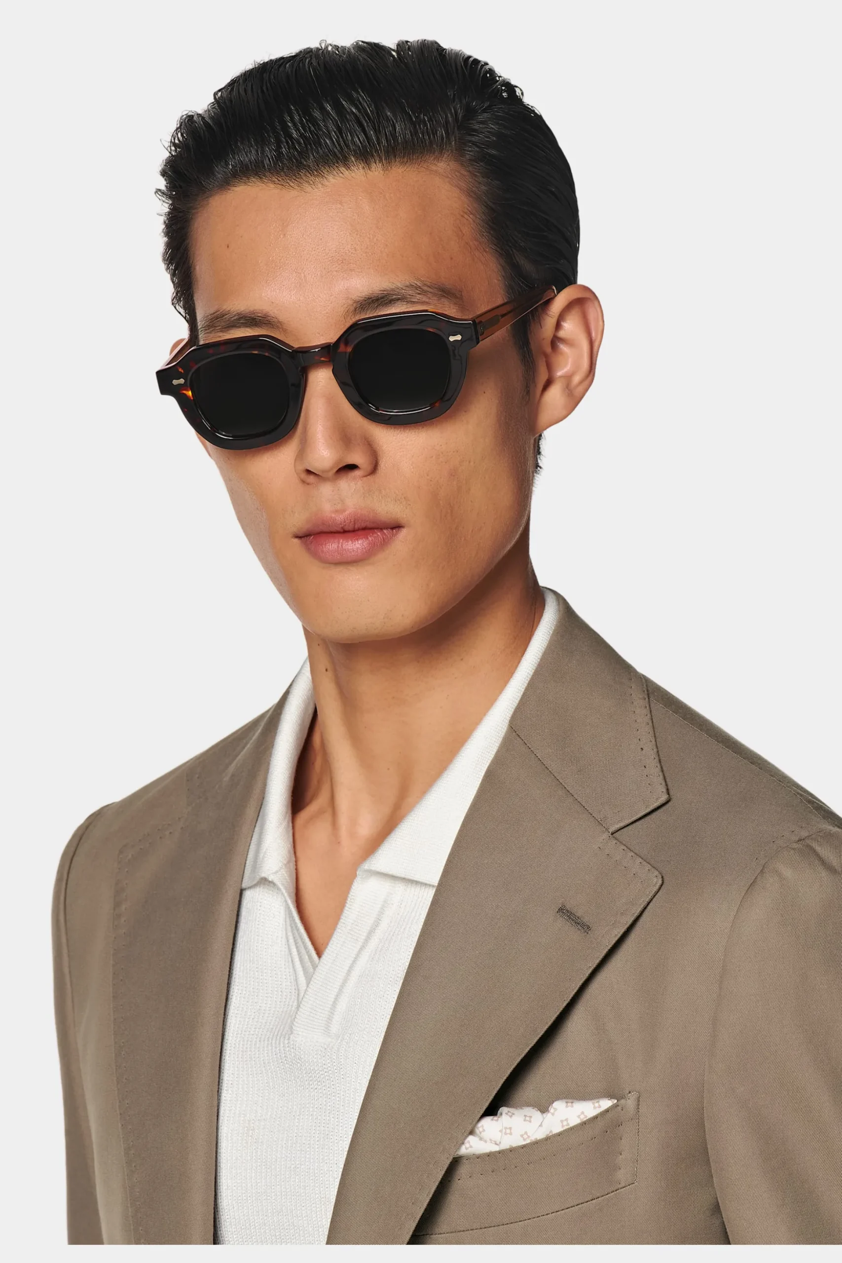 SUITSUPPLY Roma Anzug Taupe-Männlich Casual Anzüge