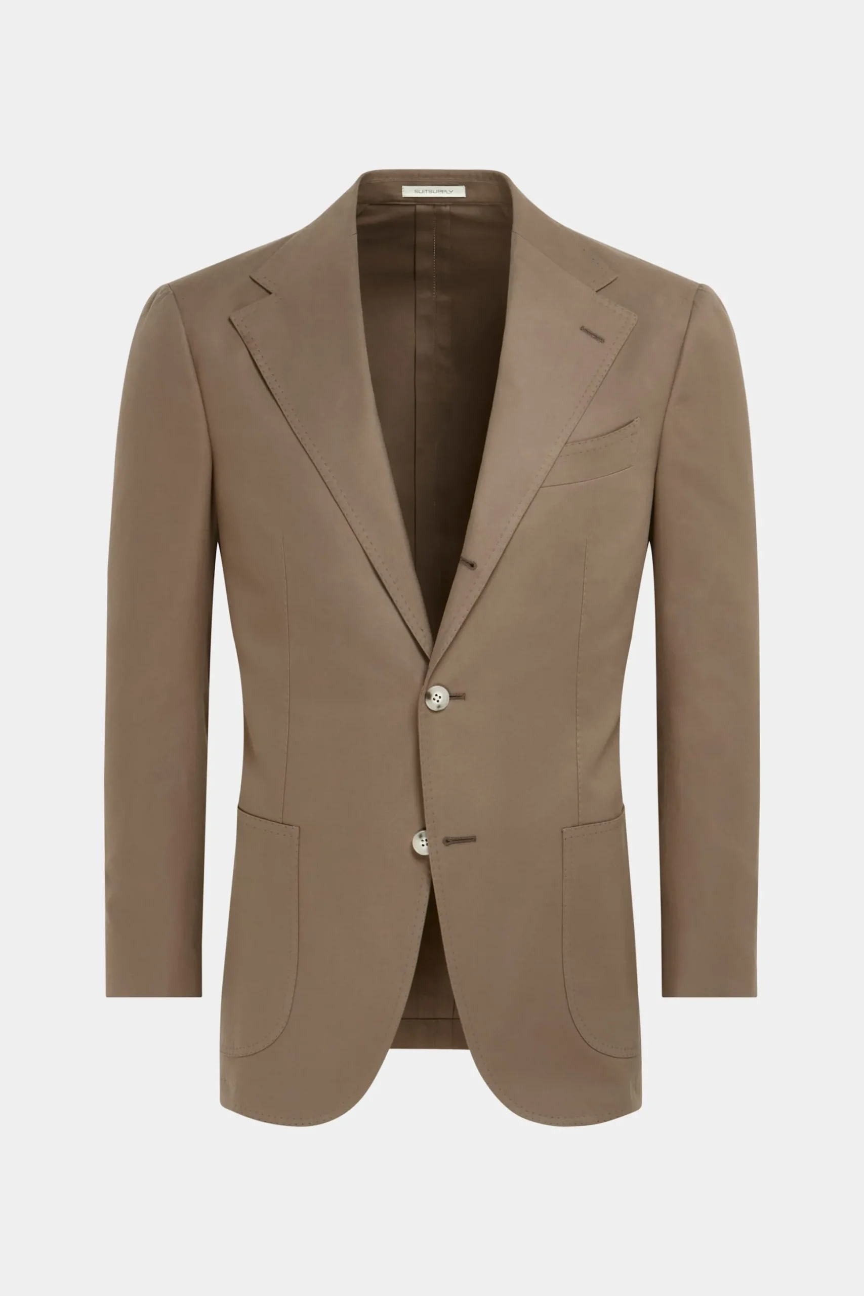 SUITSUPPLY Roma Anzug Taupe-Männlich Casual Anzüge