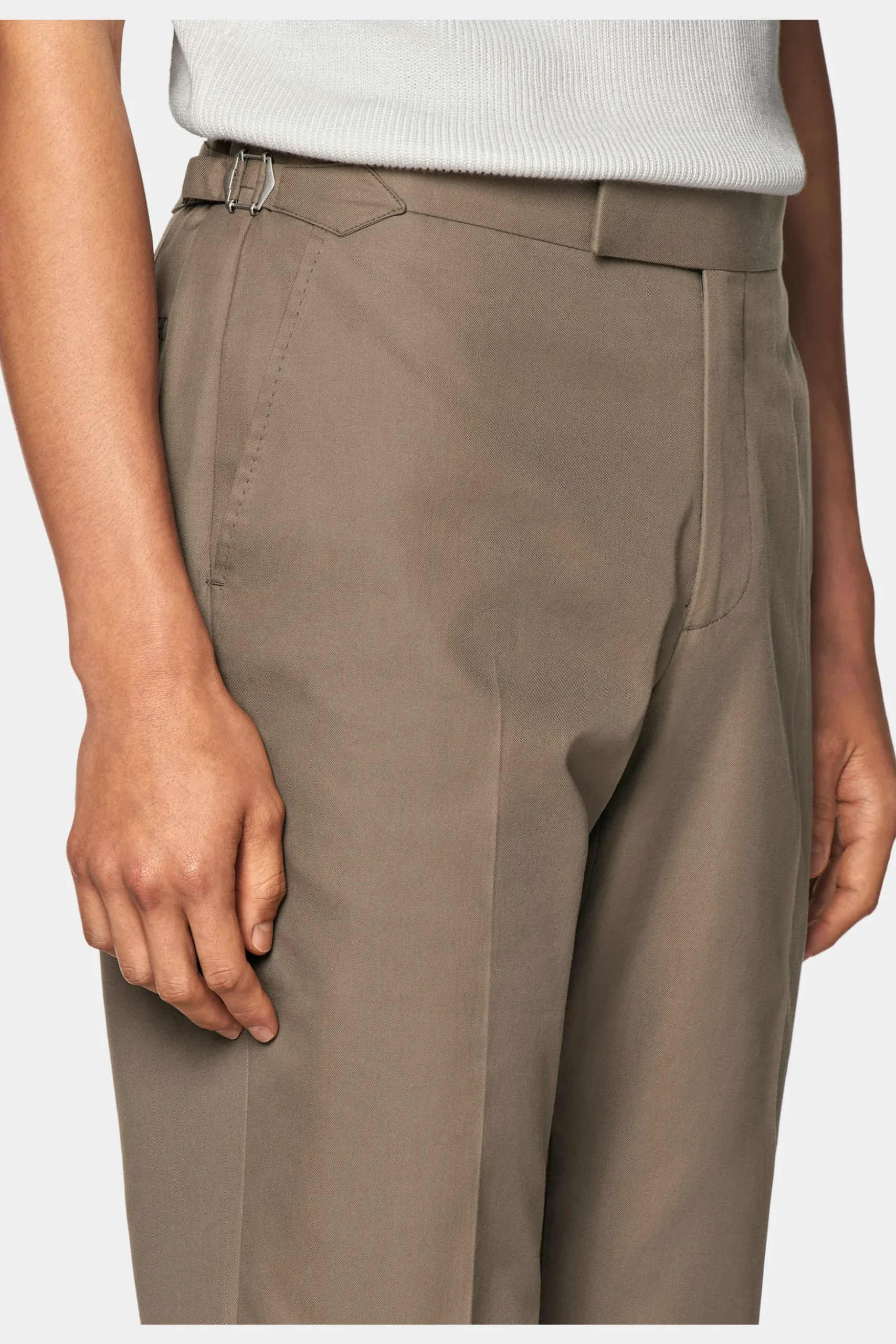 SUITSUPPLY Roma Anzug Taupe-Männlich Casual Anzüge