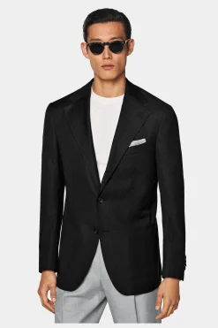 SUITSUPPLY Roma Sakko Dunkelgrau-Männlich Klassische Sakkos