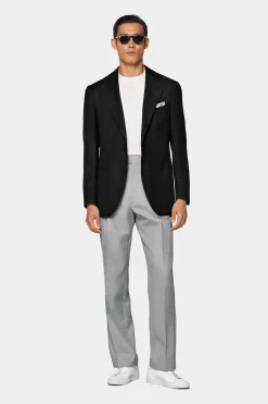 SUITSUPPLY Roma Sakko Dunkelgrau-Männlich Klassische Sakkos