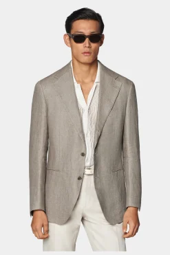 SUITSUPPLY Roma Sakko Hellbraun-Männlich Klassische Sakkos