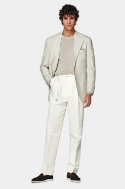 SUITSUPPLY Roma Sakko Sand-Männlich Klassische Sakkos