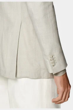 SUITSUPPLY Roma Sakko Sand-Männlich Klassische Sakkos