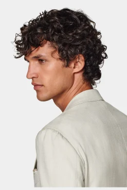 SUITSUPPLY Roma Sakko Sand-Männlich Klassische Sakkos