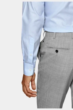 SUITSUPPLY Royal Oxford Hemd Hellblau Extra Slim Fit-Männlich Klassische Hemden