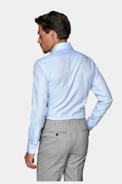 SUITSUPPLY Royal Oxford Hemd Hellblau Extra Slim Fit-Männlich Klassische Hemden