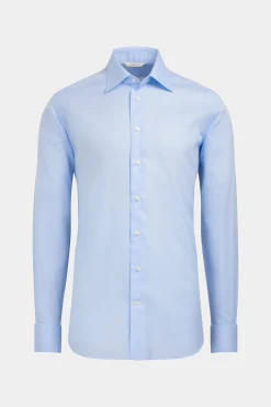 SUITSUPPLY Royal Oxford Hemd Hellblau Extra Slim Fit-Männlich Klassische Hemden