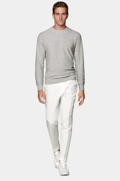 SUITSUPPLY Rundhals Grau-Männlich Rundhals