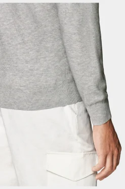 SUITSUPPLY Rundhals Grau-Männlich Rundhals