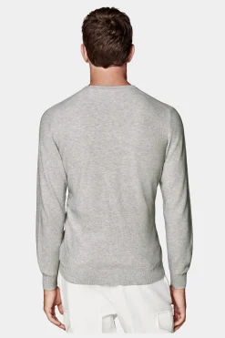 SUITSUPPLY Rundhals Grau-Männlich Rundhals