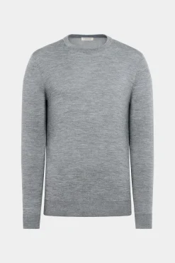 SUITSUPPLY Rundhals Grau-Männlich Rundhals