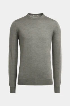 SUITSUPPLY Rundhals Grün-Männlich Rundhals
