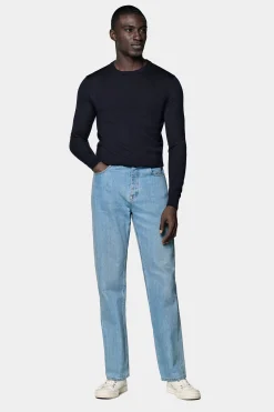 SUITSUPPLY Rundhals Navy-Männlich Bestseller-Strickwaren