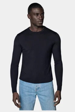SUITSUPPLY Rundhals Navy-Männlich Bestseller-Strickwaren