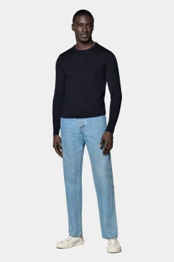 SUITSUPPLY Rundhals Navy-Männlich Bestseller-Strickwaren