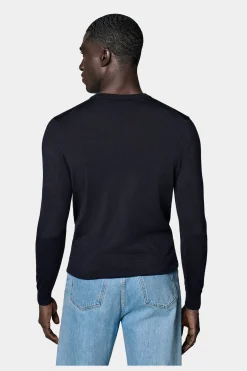 SUITSUPPLY Rundhals Navy-Männlich Bestseller-Strickwaren
