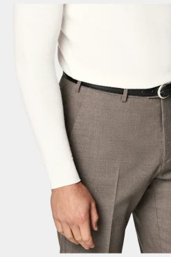 SUITSUPPLY Rundhals Off-White-Männlich Rundhals