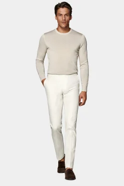 SUITSUPPLY Rundhals Sand-Männlich Rundhals
