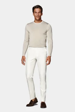 SUITSUPPLY Rundhals Sand-Männlich Rundhals