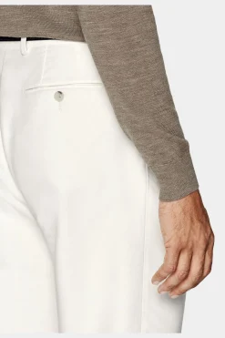 SUITSUPPLY Rundhals Taupe-Männlich Rundhals