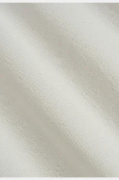 SUITSUPPLY Rundhalspullover Off-White Rippmuster-Männlich Rundhals
