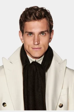 SUITSUPPLY Schal Dunkelbraun-Männlich Schals