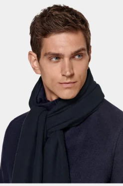 SUITSUPPLY Schal Navy-Männlich Schals