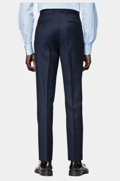 SUITSUPPLY Sienna Anzug Blau Mit Birdseye-Muster-Männlich Business Anzüge