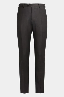 SUITSUPPLY Sienna Anzug Dunkelgrau Mit Birdseye-Muster-Männlich Business Anzüge