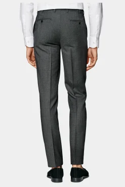 SUITSUPPLY Sienna Anzug Dunkelgrau Mit Birdseye-Muster-Männlich Business Anzüge