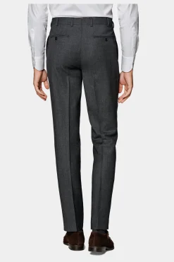 SUITSUPPLY Sienna Anzug Dunkelgrau Mit Birdseye-Muster-Männlich Business Anzüge