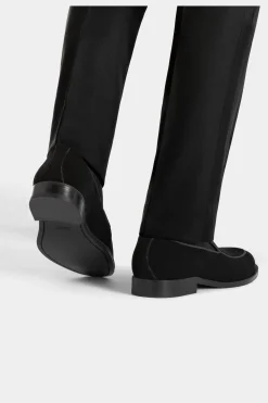 SUITSUPPLY Smoking-Slipper Schwarz-Männlich Smokingschuhe