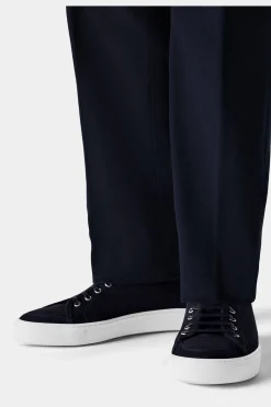 SUITSUPPLY Sneaker Navy Ungefüttert-Männlich Sneakers