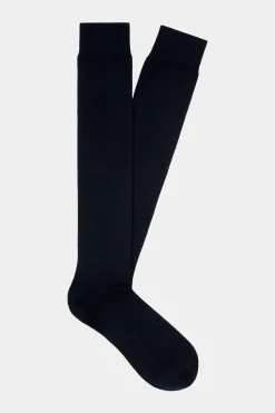 SUITSUPPLY Socken Blau Kniehoch-Männlich Socken