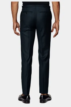 SUITSUPPLY Soho Anzughose Navy Birdseye-Muster-Männlich Anzughosen