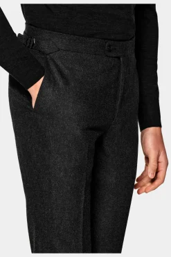 SUITSUPPLY Soho Hose Dunkelgrau-Männlich Elegante Hosen