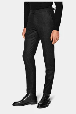 SUITSUPPLY Soho Hose Dunkelgrau-Männlich Elegante Hosen