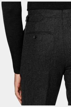 SUITSUPPLY Soho Hose Dunkelgrau-Männlich Elegante Hosen
