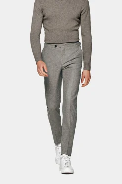 SUITSUPPLY Soho Hose Hellbraun-Männlich Elegante Hosen