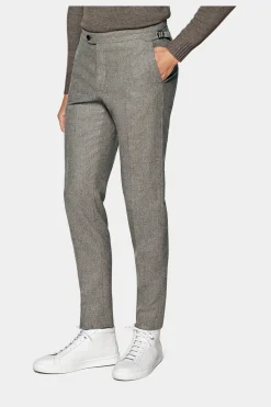 SUITSUPPLY Soho Hose Hellbraun-Männlich Elegante Hosen