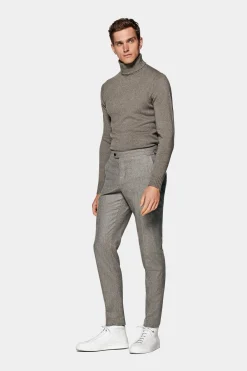 SUITSUPPLY Soho Hose Hellbraun-Männlich Elegante Hosen