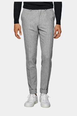 SUITSUPPLY Soho Hose Hellgrau-Männlich Elegante Hosen