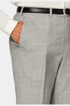 SUITSUPPLY Soho Hose Hellgrau-Männlich Elegante Hosen