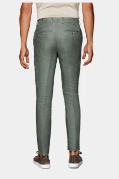 SUITSUPPLY Soho Hose Mittelgrün-Männlich Elegante Hosen