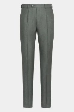 SUITSUPPLY Soho Hose Mittelgrün-Männlich Elegante Hosen