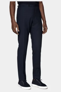 SUITSUPPLY Soho Hose Navy-Männlich Elegante Hosen