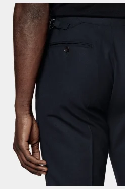 SUITSUPPLY Soho Hose Navy-Männlich Elegante Hosen