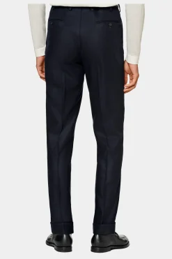 SUITSUPPLY Soho Hose Navy-Männlich Elegante Hosen