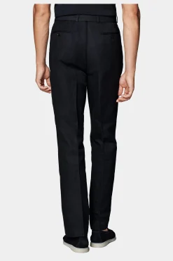 SUITSUPPLY Sortino Hose Navy Gürtel-Männlich Elegante Hosen